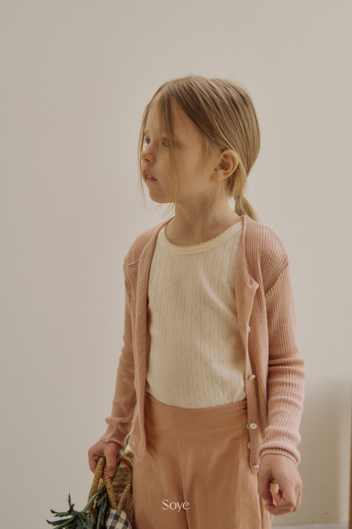 Soye - Korean Children Fashion - #kidsshorts - Moa Ribbed Cardigan - 11