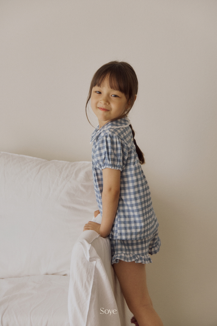 Soye - Korean Children Fashion - #kidsshorts - Shop Check Set - 7