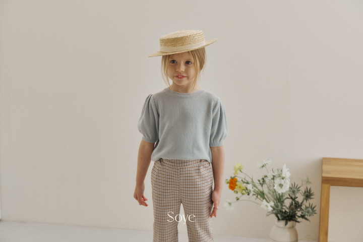 Soye - Korean Children Fashion - #kidsshorts - Check Wing Pants - 4