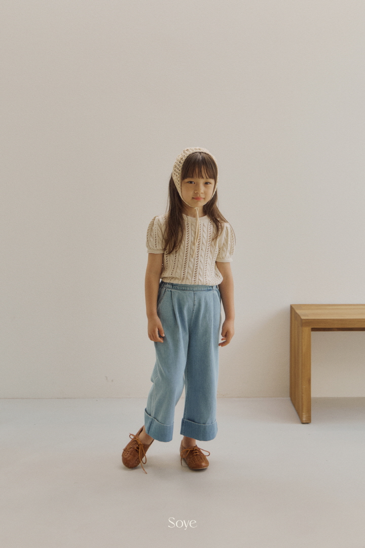 Soye - Korean Children Fashion - #kidsstore - Sandy Roll Pants - 3