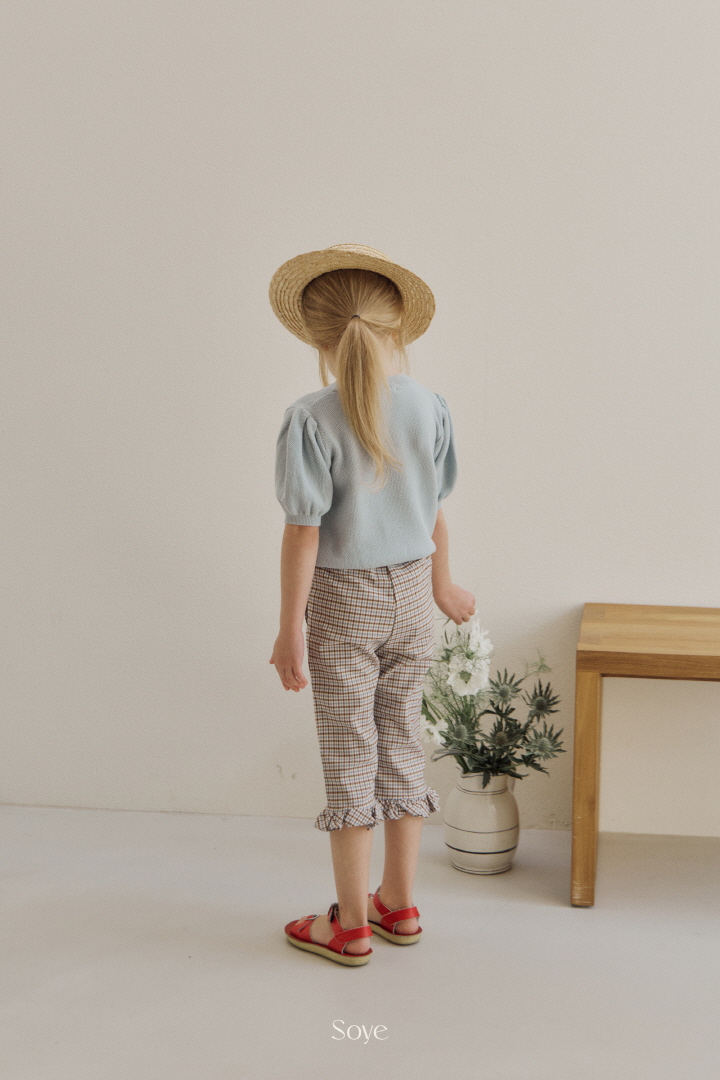 Soye - Korean Children Fashion - #kidzfashiontrend - Check Wing Pants - 5