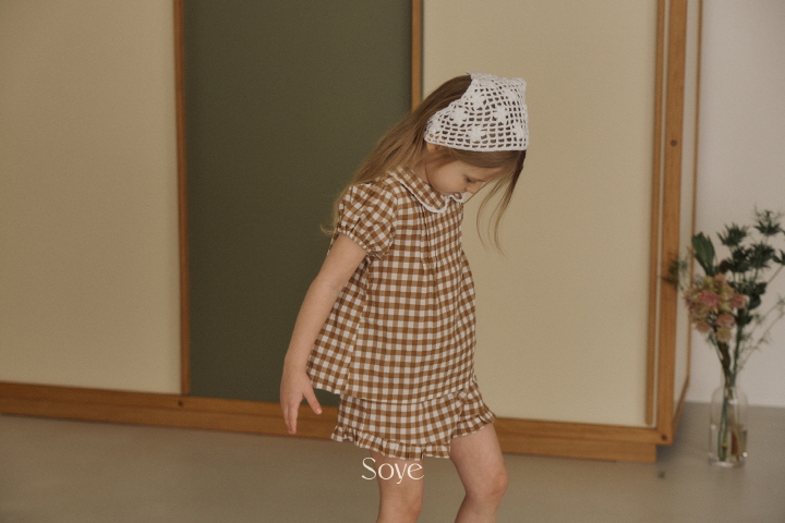 Soye - Korean Children Fashion - #kidzfashiontrend - Shop Check Set - 9