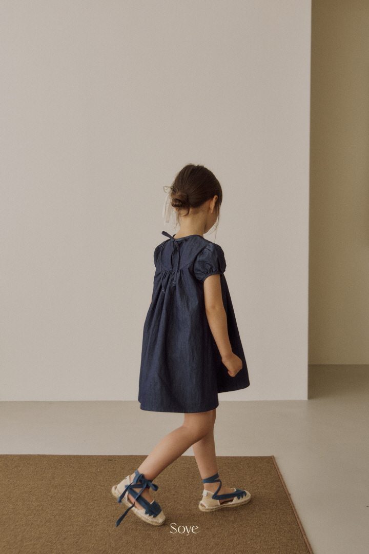 Soye - Korean Children Fashion - #littlefashionista - Berry Denim One-piece - 10