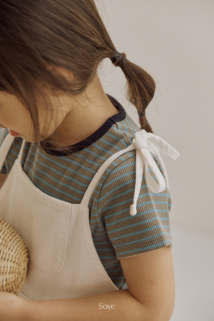 Soye - Korean Children Fashion - #magicofchildhood - Pink Stripe Tee - 2