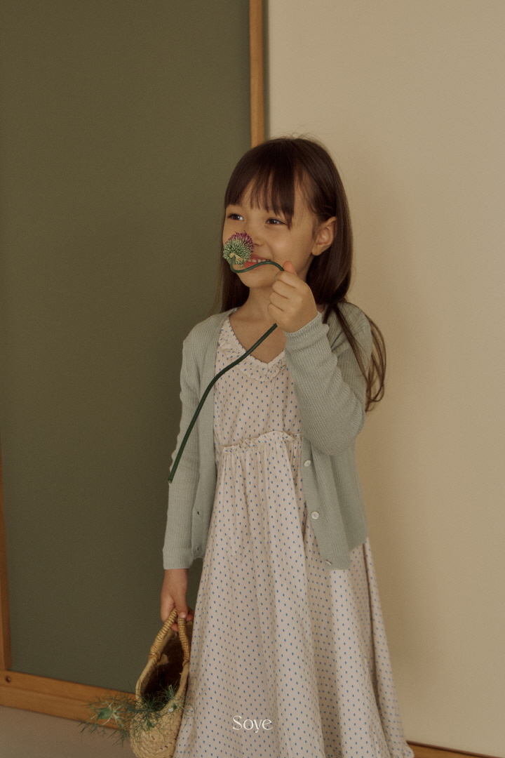 Soye - Korean Children Fashion - #prettylittlegirls - Moa Ribbed Cardigan - 2