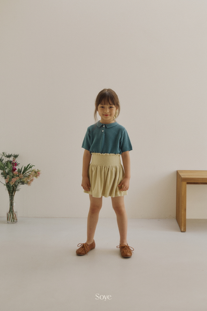Soye - Korean Children Fashion - #todddlerfashion - Terry Shirred Skirt - 9