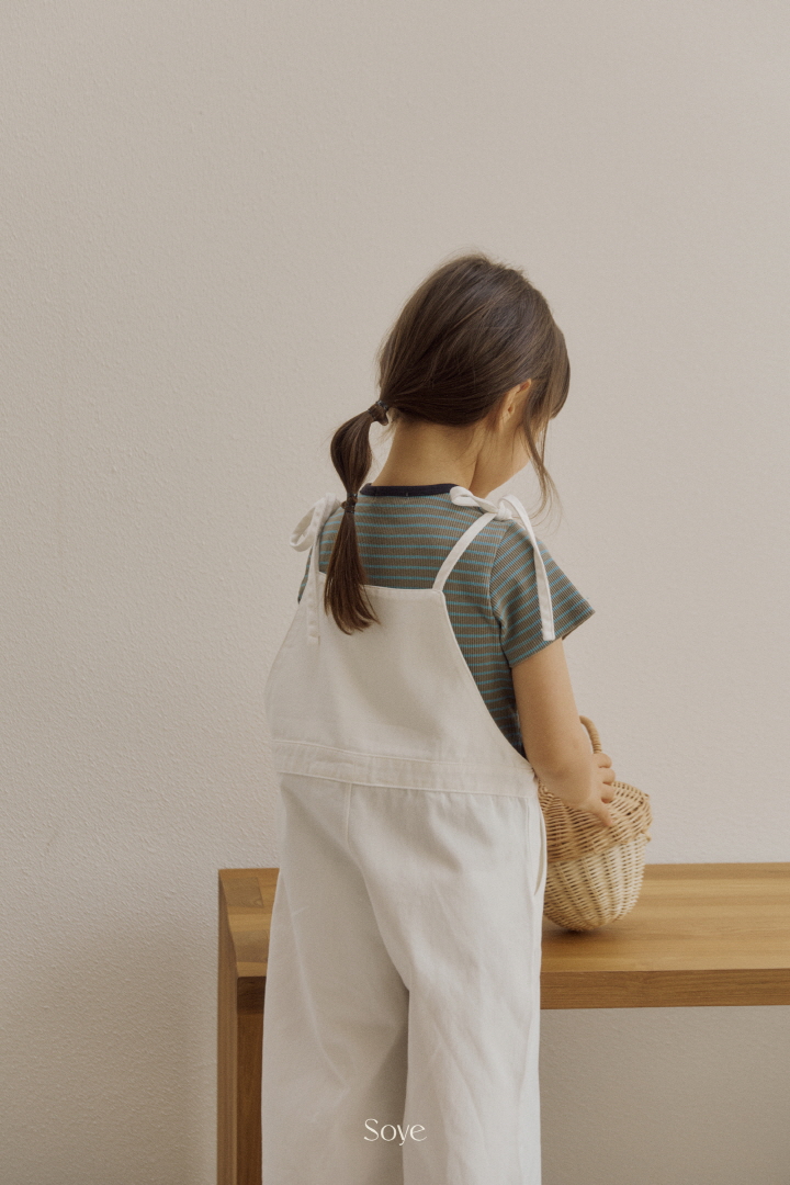 Soye - Korean Children Fashion - #toddlerclothing - Pink Stripe Tee - 6