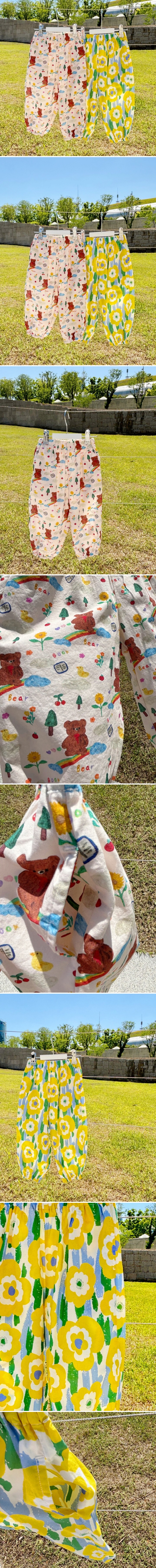 T.j - Korean Baby Fashion - #onlinebabyshop - Pattern Banding Pants