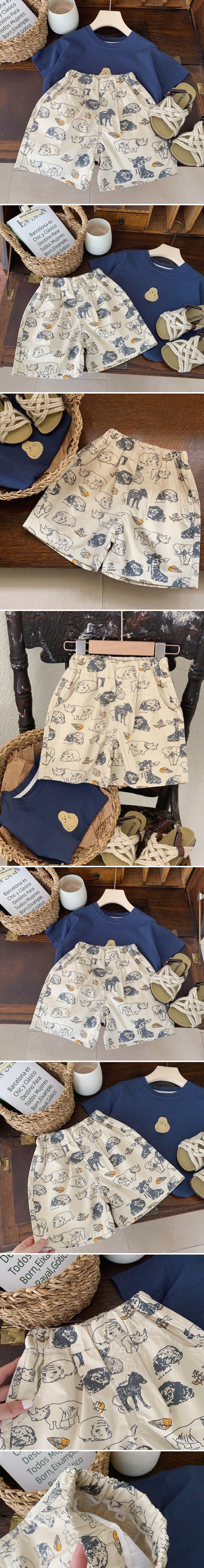 T.j - Korean Children Fashion - #childofig - Safari Cotton Shorts