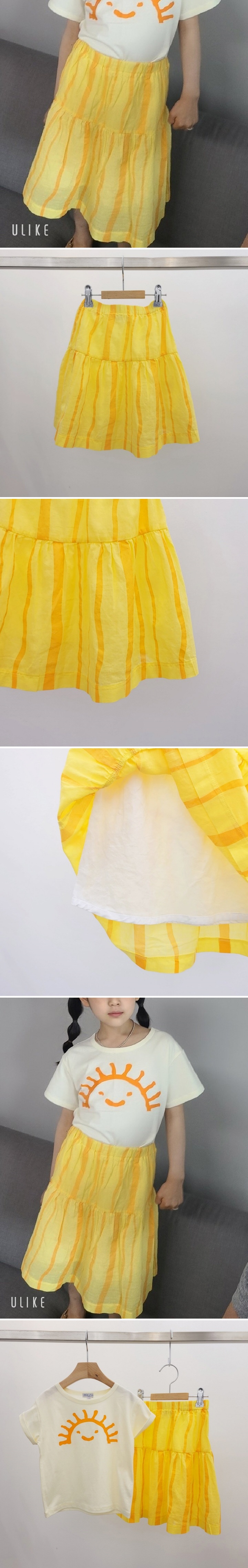 T.j - Korean Children Fashion - #magicofchildhood - Sunny Skirt