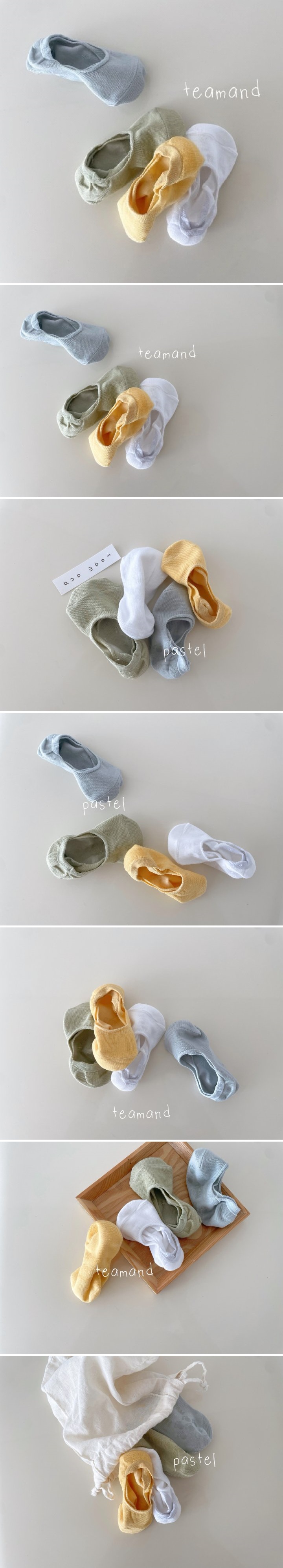 Teamand - Korean Baby Fashion - #babyfever - Pastel Sock Set