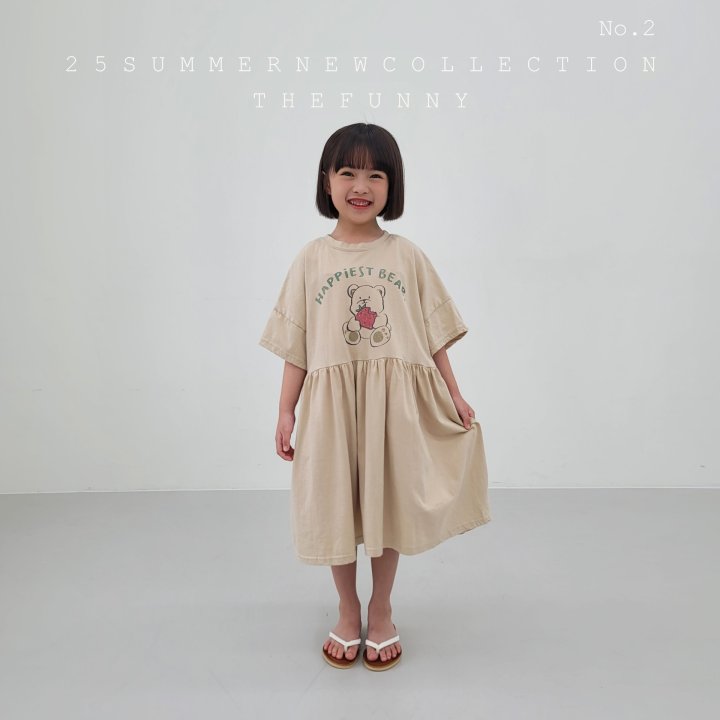 The Funny - Korean Children Fashion - #childofig - Strawberry Bear One-piece - 8