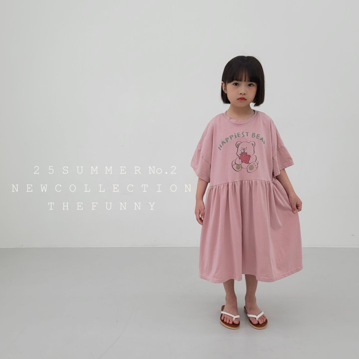 The Funny - Korean Children Fashion - #childrensboutique - Strawberry Bear One-piece - 10