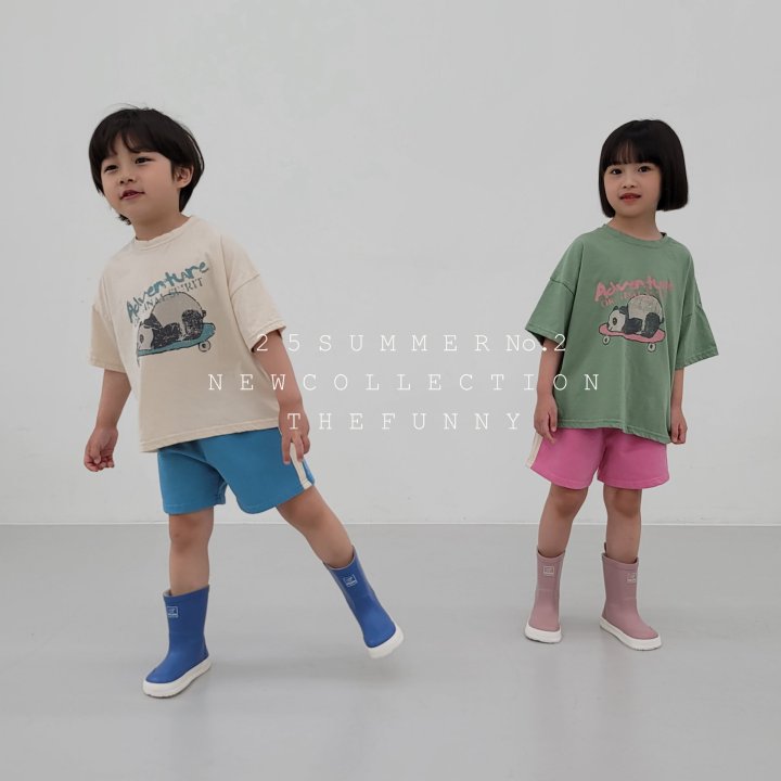 The Funny - Korean Children Fashion - #discoveringself - Panda Tee