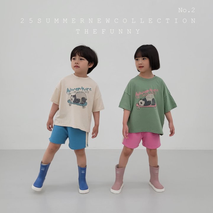The Funny - Korean Children Fashion - #fashionkids - Panda Tee - 2