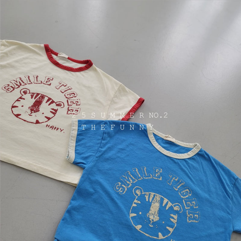 The Funny - Korean Children Fashion - #kidsshorts - Tiger Tee - 12