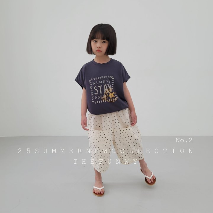The Funny - Korean Children Fashion - #kidsshorts - Stamp Tee - 9