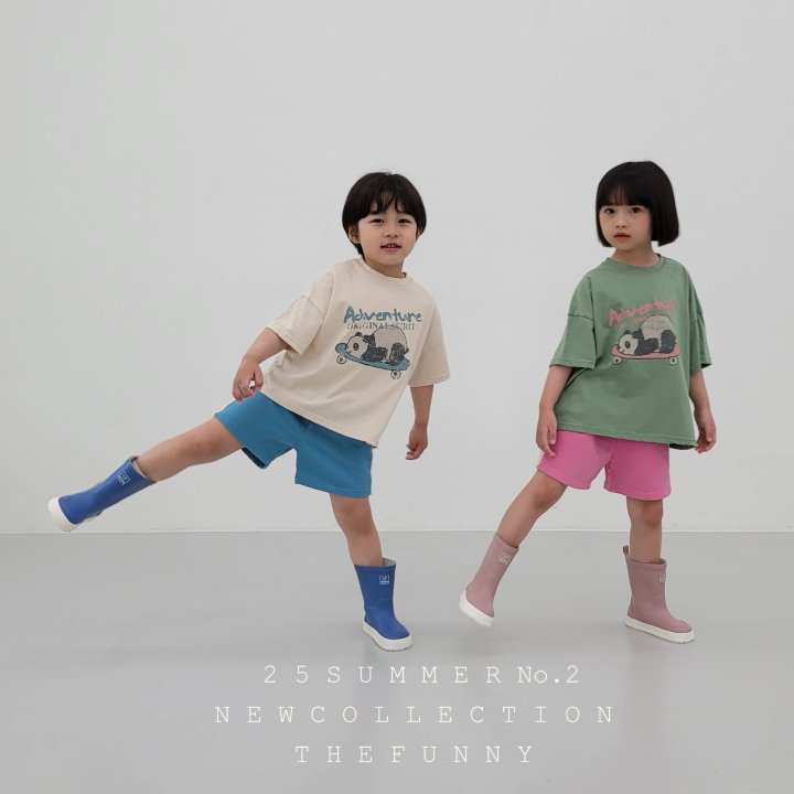 The Funny - Korean Children Fashion - #kidsshorts - Panda Tee - 3