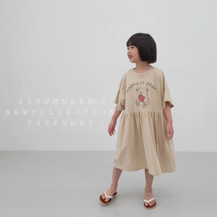 The Funny - Korean Children Fashion - #kidzfashiontrend - Strawberry Bear One-piece - 2