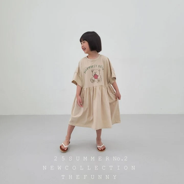 The Funny - Korean Children Fashion - #minifashionista - Strawberry Bear One-piece - 6