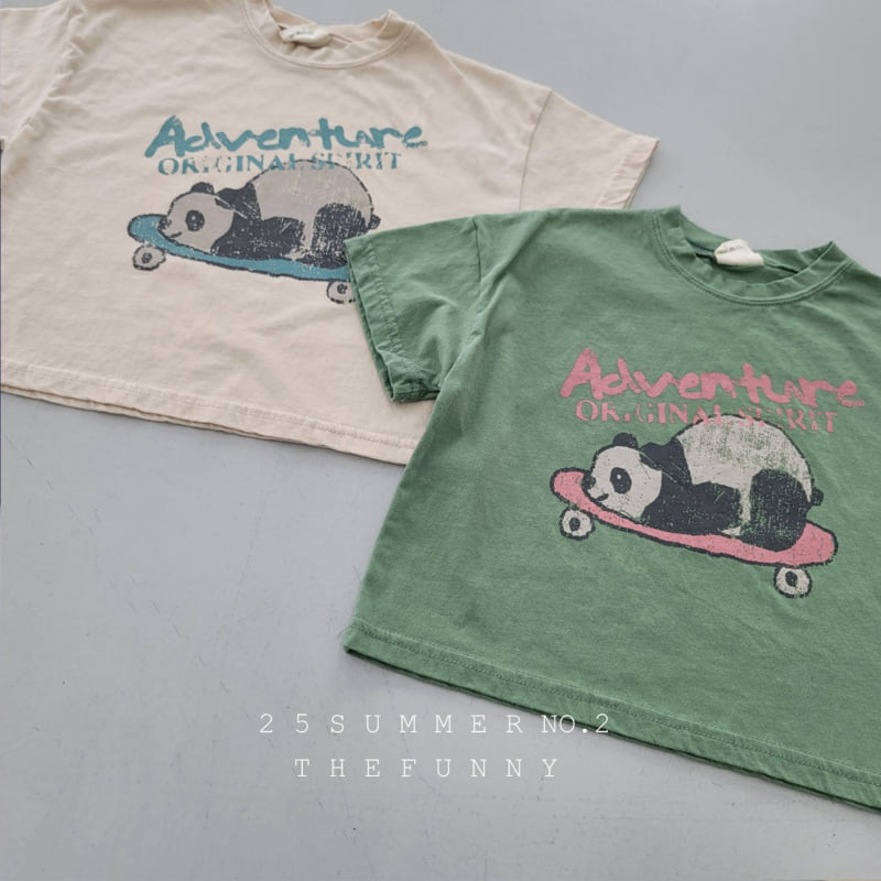 The Funny - Korean Children Fashion - #toddlerclothing - Panda Tee - 12
