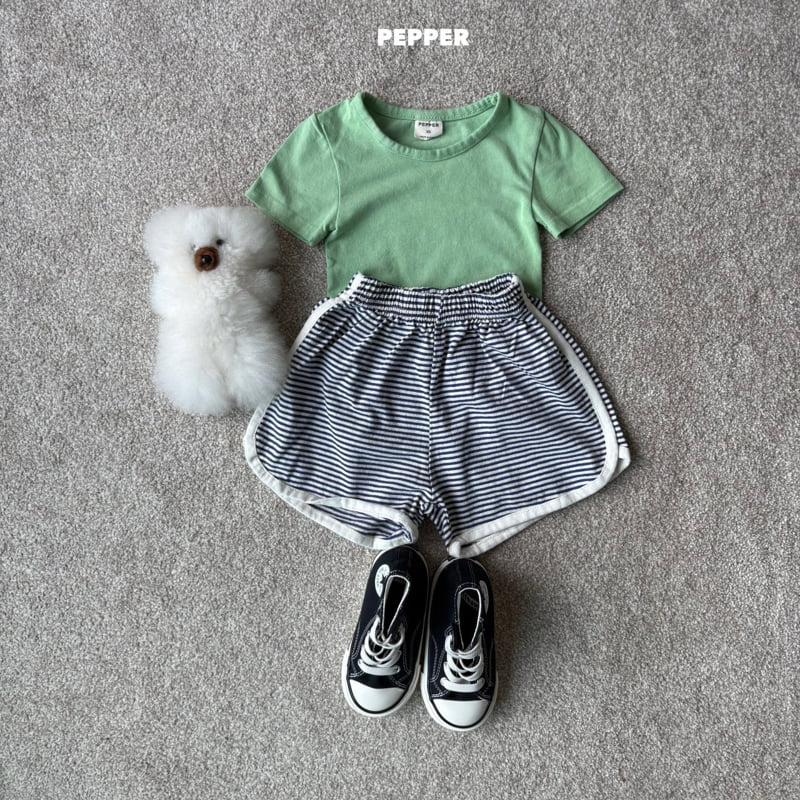 The Pepper - Korean Children Fashion - #Kfashion4kids - Marine Stripe Shorts - 7