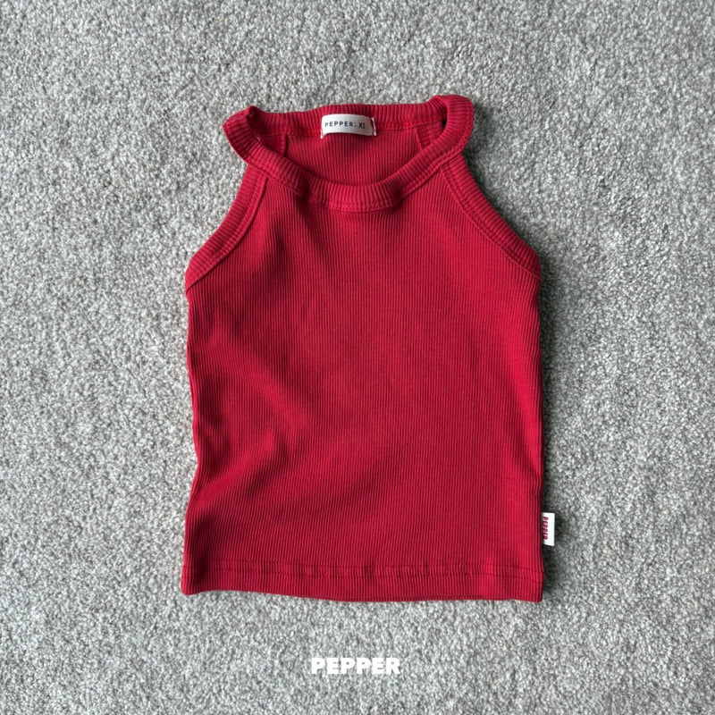 The Pepper - Korean Children Fashion - #designkidswear - Halter Ribbed Sleeveless - 5