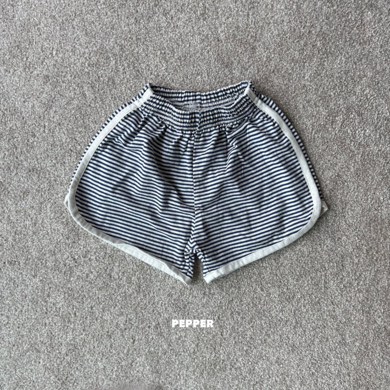 The Pepper - Korean Children Fashion - #fashionkids - Marine Stripe Shorts - 3