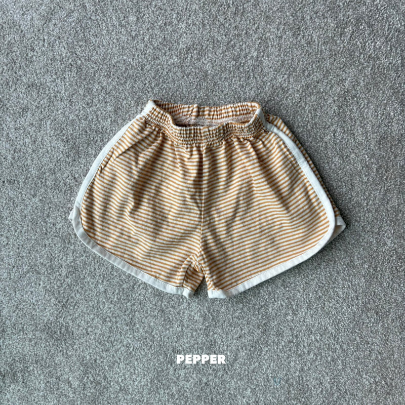 The Pepper - Korean Children Fashion - #fashionkids - Marine Stripe Shorts - 4