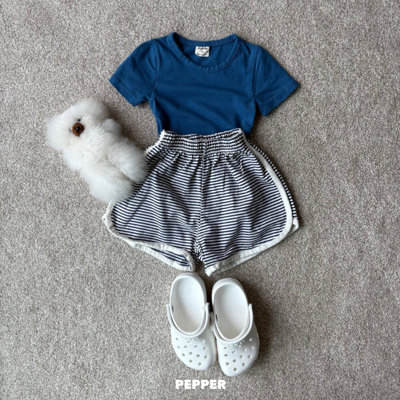 The Pepper - Korean Children Fashion - #kidsstore - Marine Stripe Shorts - 5