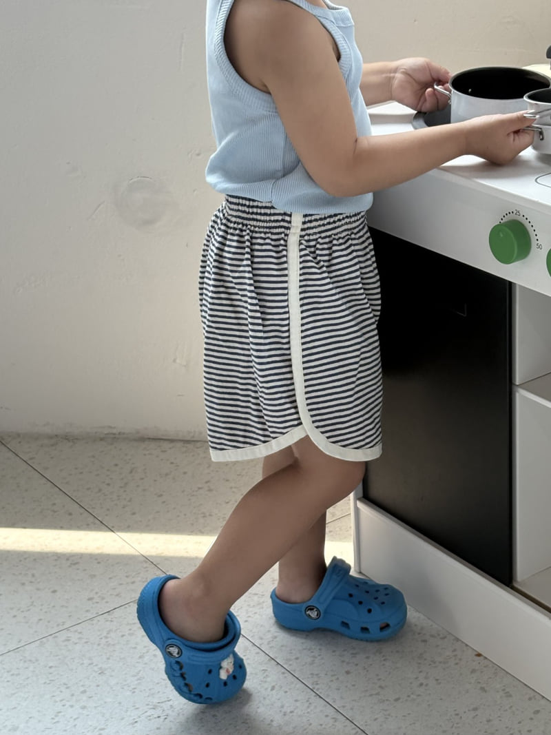 The Pepper - Korean Children Fashion - #minifashionista - Marine Stripe Shorts - 10