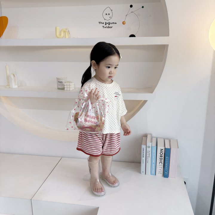 Thegoguma - Korean Baby Fashion - #babyboutique - Mini Dot Tee - 7