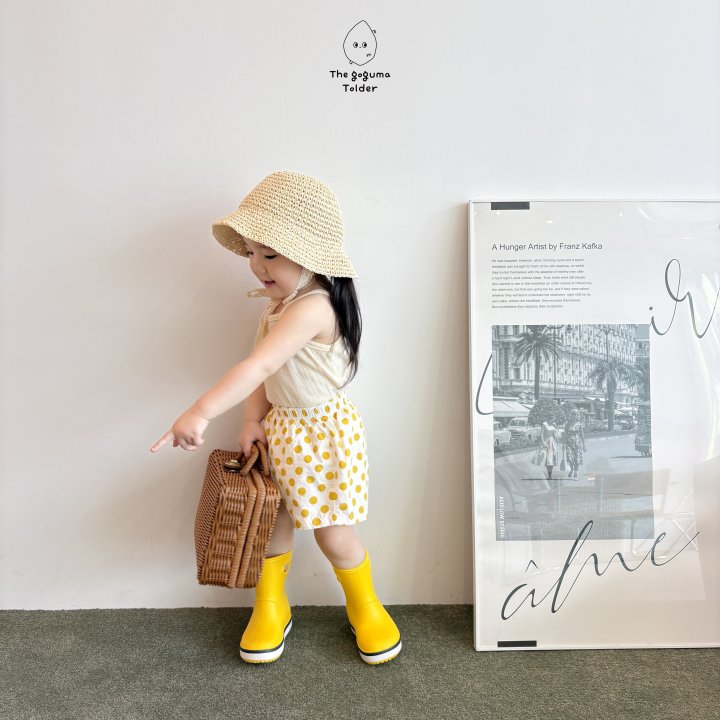Thegoguma - Korean Baby Fashion - #babyclothing - Ive Strap Sleeveless - 7