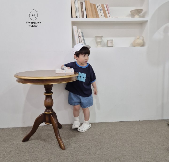 Thegoguma - Korean Baby Fashion - #babyfever - One Two Denim Pants - 6