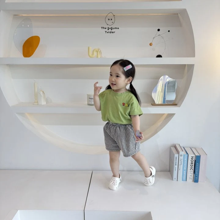 Thegoguma - Korean Baby Fashion - #babyfever - Dana Check Pants - 4
