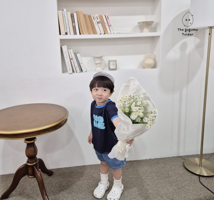 Thegoguma - Korean Baby Fashion - #babygirlfashion - One Two Denim Pants - 7