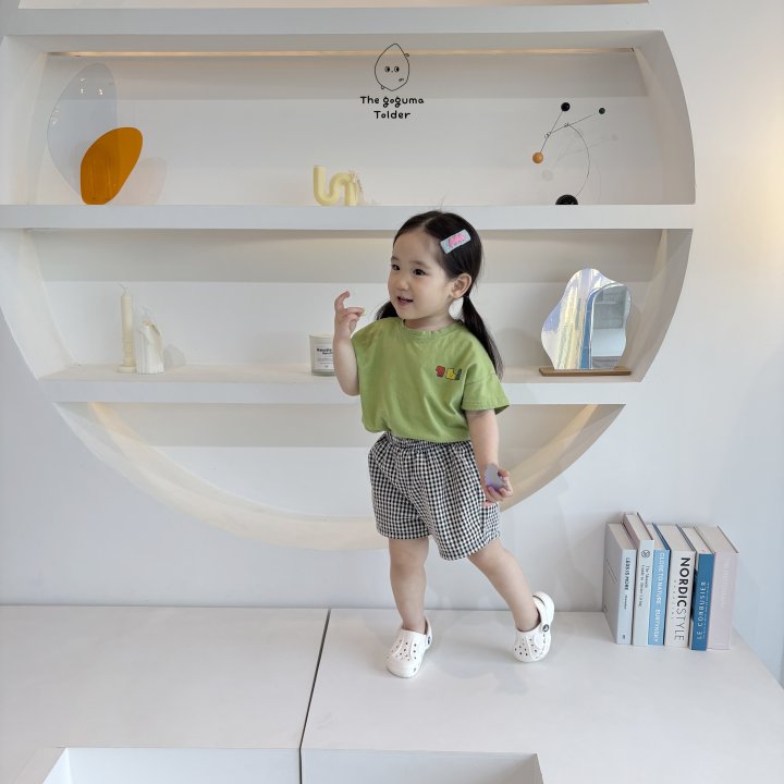 Thegoguma - Korean Baby Fashion - #babylifestyle - Cute Letter Tee - 8
