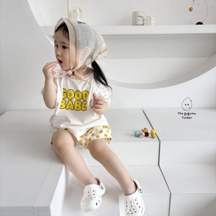Thegoguma - Korean Baby Fashion - #babylifestyle - Good Bebe Tee - 7