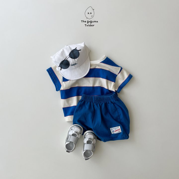 Thegoguma - Korean Baby Fashion - #babyoninstagram - Label Trim Pants - 3