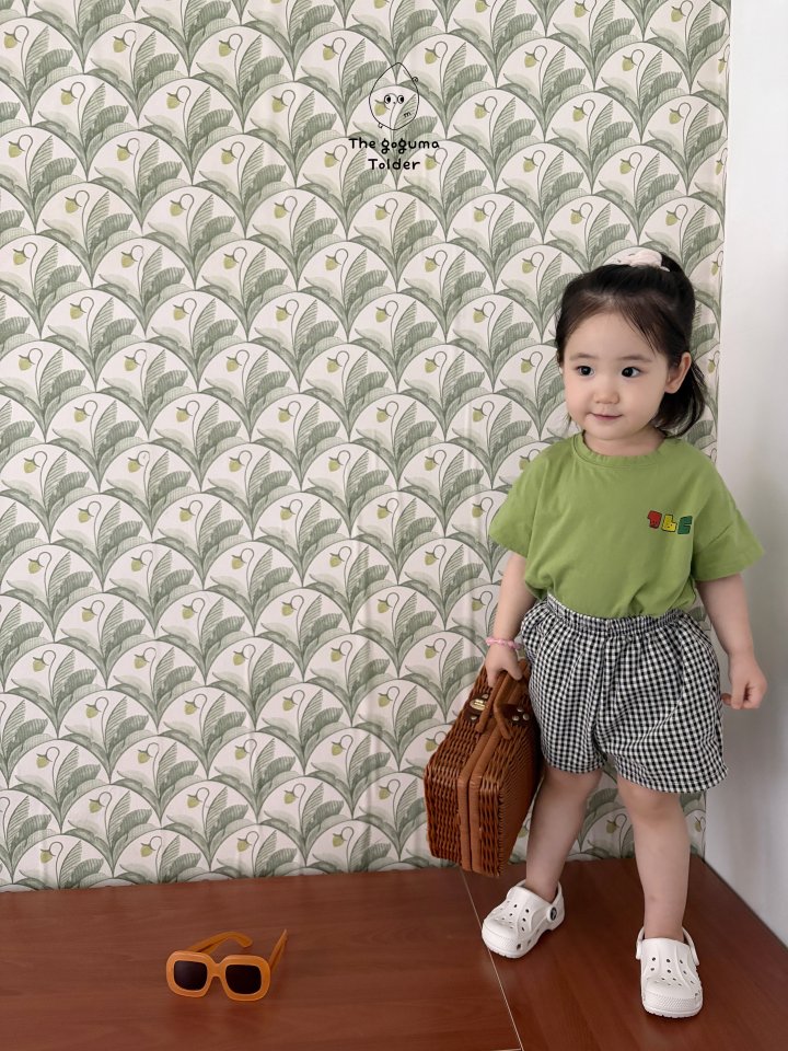 Thegoguma - Korean Baby Fashion - #babyoutfit - Cute Letter Tee - 12