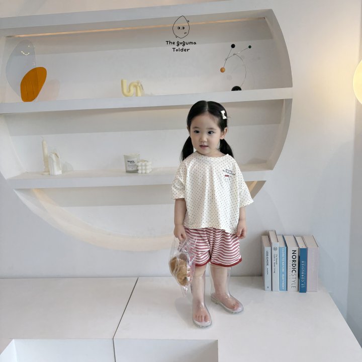 Thegoguma - Korean Baby Fashion - #babywear - Mini Dot Tee - 4