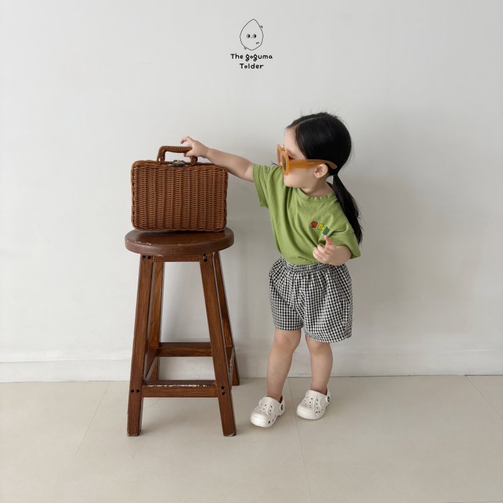 Thegoguma - Korean Baby Fashion - #onlinebabyshop - Dana Check Pants - 12