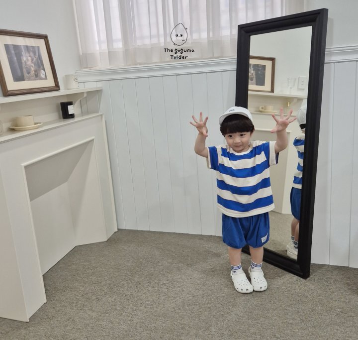 Thegoguma - Korean Baby Fashion - #onlinebabyshop - Label Trim Pants - 9