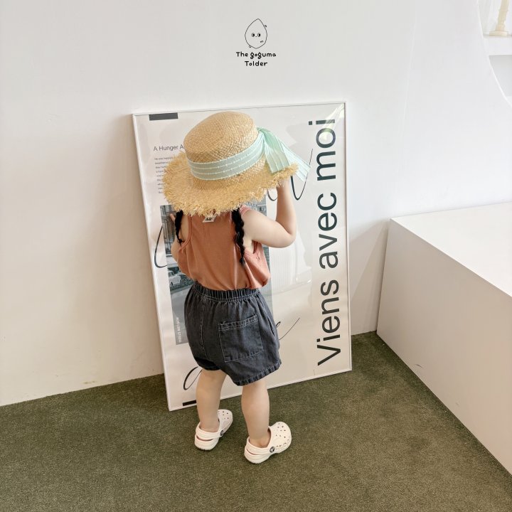 Thegoguma - Korean Baby Fashion - #onlinebabyshop - Mesh Pocket Sleeveless - 7