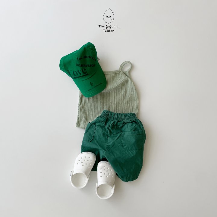 Thegoguma - Korean Baby Fashion - #onlinebabyshop - Ive Strap Sleeveless - 3