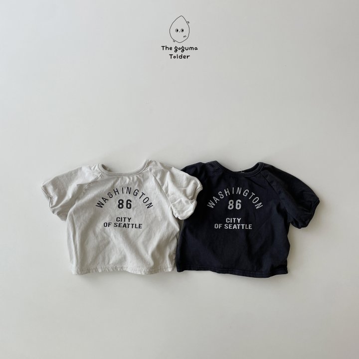 Thegoguma - Korean Baby Fashion - #onlinebabyshop - Washington Tee