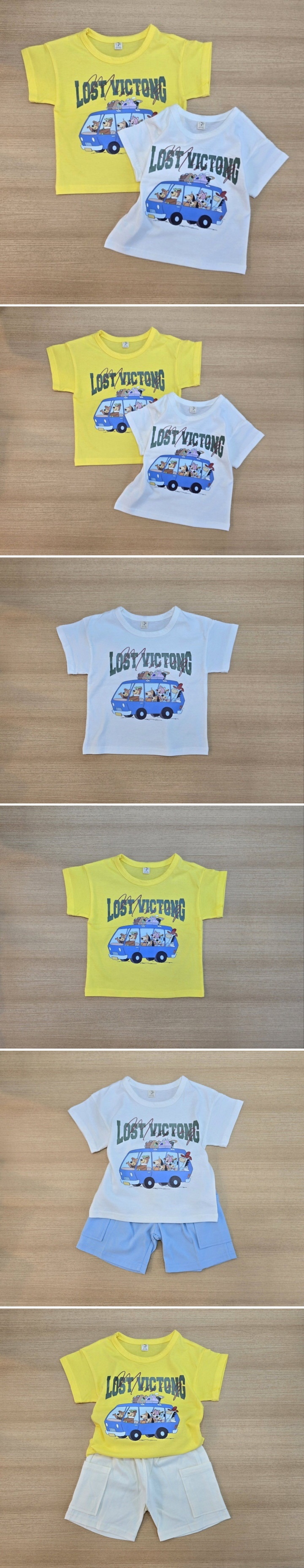Tony - Korean Children Fashion - #designkidswear - Camping Car Short Sleeve Tee