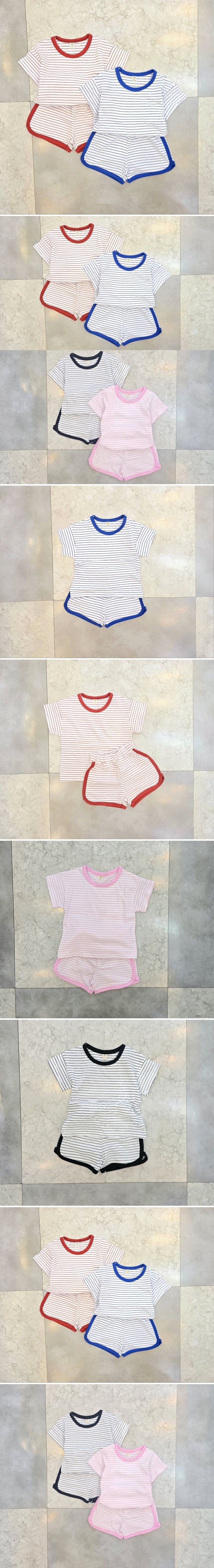 Tony - Korean Children Fashion - #fashionkids - Stripe Set