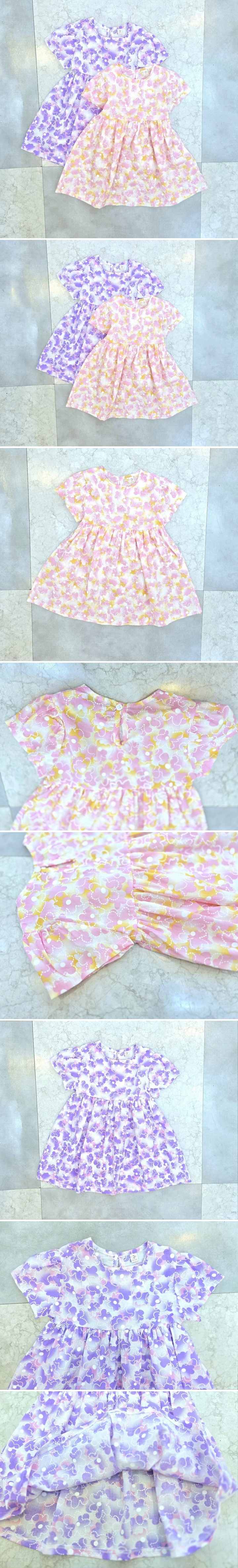 Tony - Korean Children Fashion - #kidsshorts - Flower One-piece