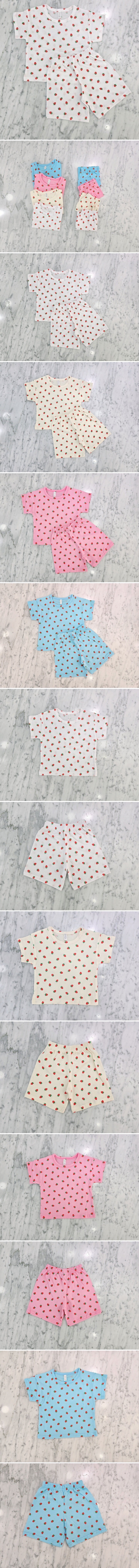 Tony - Korean Children Fashion - #magicofchildhood - Mini Strawberry Easywear
